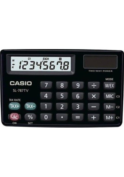 Hesap Makinesi Cep Tipi Sl-787tv-bk 8hane Diğer