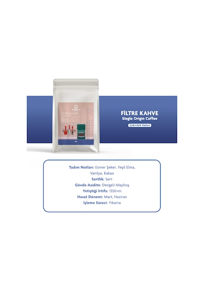 Filtre Kahve 100 Gr Çekirdek Kahve Taze Kavrulmuş Çekirdek