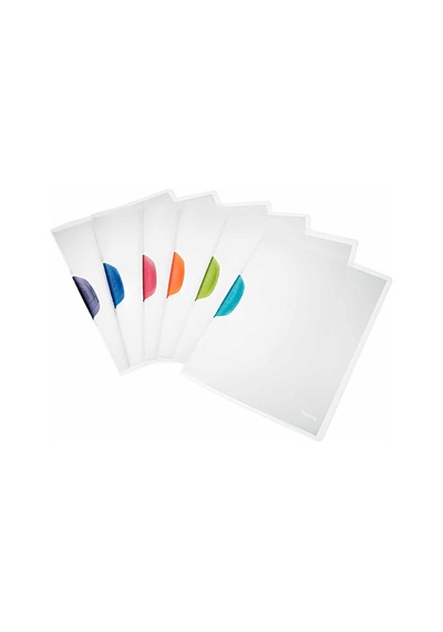 Leitz Wow A4 Colorclip Magic Sıkıştırmalı Dosya, Yeşil, 30 A4 Sayfa Kapasiteli, Esnek Plastik, 41740059 Diğer