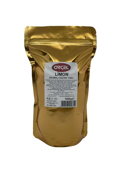 Orçel Limon Aromalı İçecek Tozu Oralet Çay 1 KG