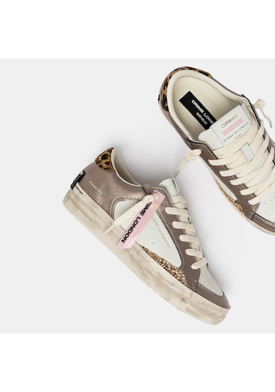 Sneaker Kadın 29115ee8.60 Crime London Sk8 Deluxe 60/c08l Brown Kahverengi