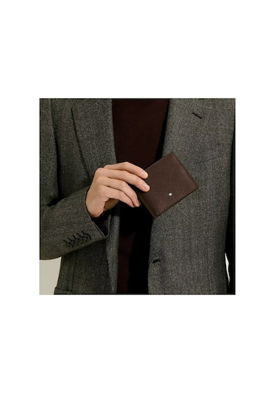Montblanc Sartorial Deri 8 Bölmeli Cüzdan 223023 Kahverengi