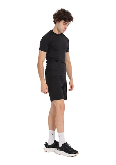 Sportive Yuma Slim Erkek Siyah Antrenman T-shirt 25ke1026-syh 1776446 SIYAH