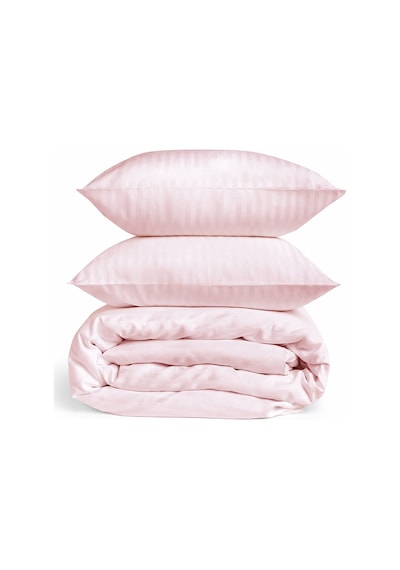 Çift Kişilik %100 Pamuk Saten Nevresim Seti Premium Seri 8 Renk Seçeneği 200x220 Pembe