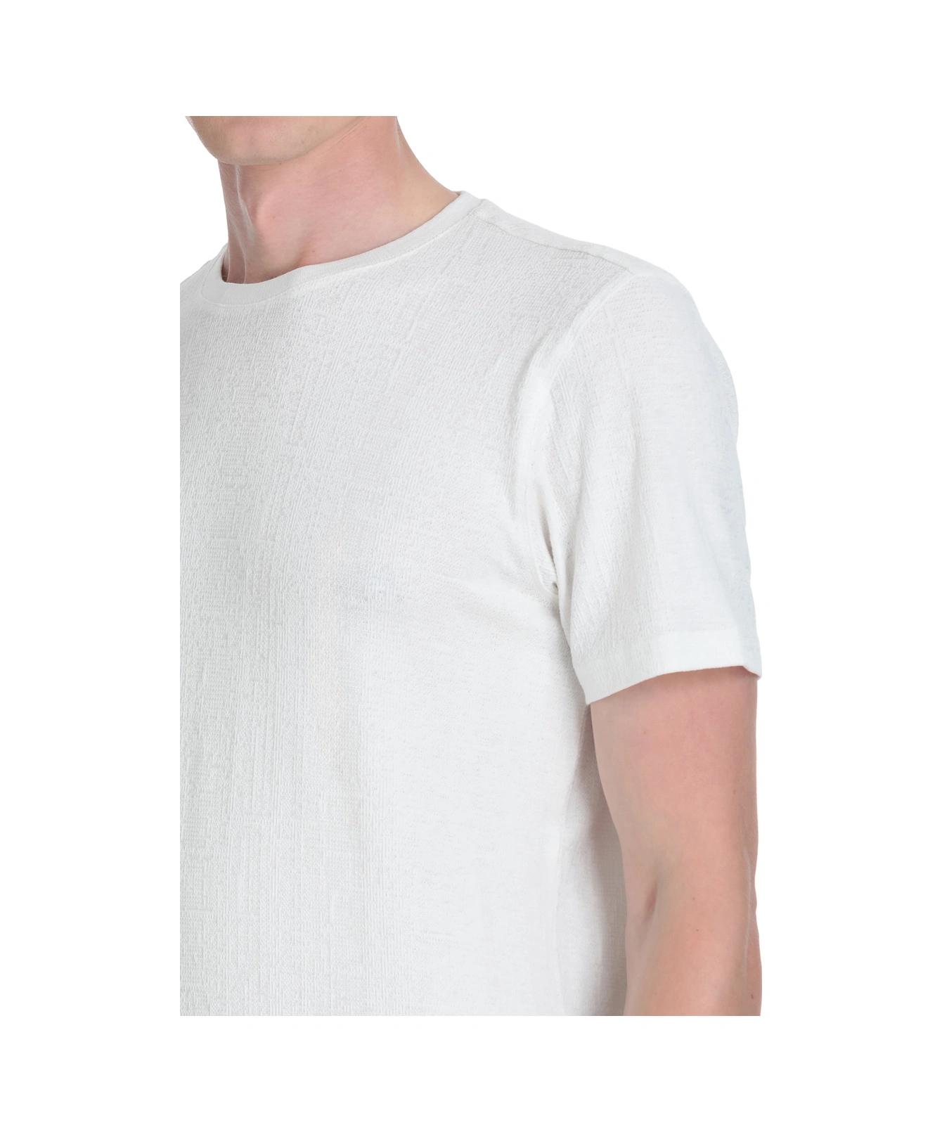 Hatemoğlu Beyaz Regular Fit Bisiklet Yaka Tişört 35050 350501