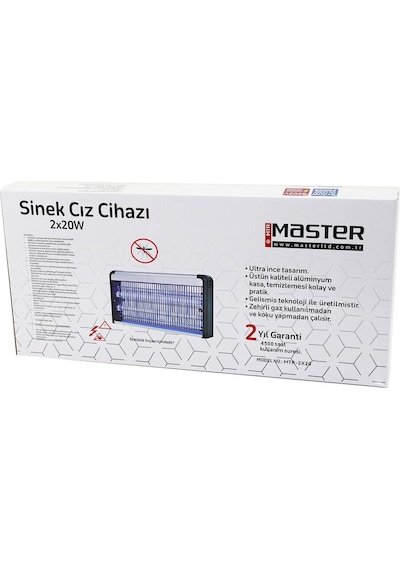 40w Lüx Kasa - Beyaz Kutu 2x20w Sinek Öldürücü Cız Makine Sd-70 5570