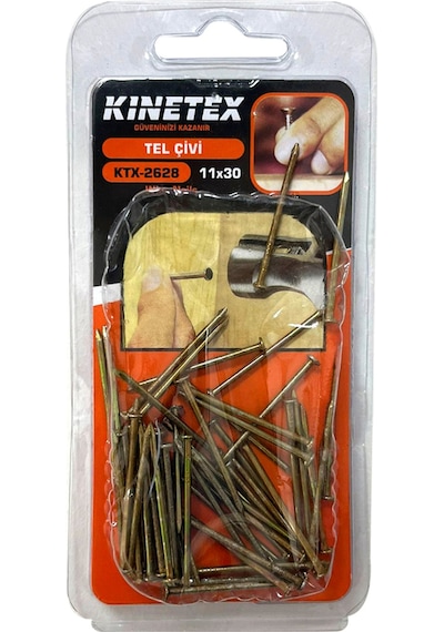 Kinetex Tel Çivi 10 X 30 Ktx-2628 20'li 4 Adet Diğer