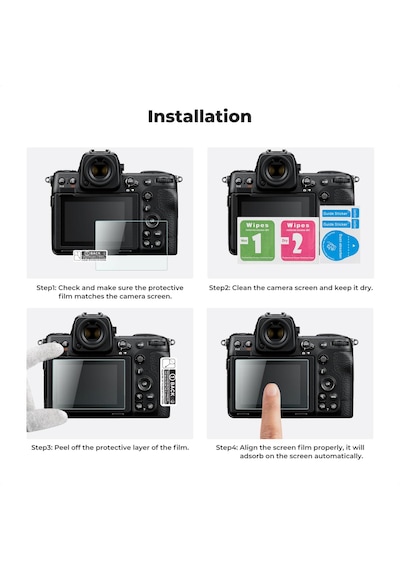 K&f Concept K&f Nikon Z9 Z8, İle Uyumlu Ekran Koruyucu Set - Kutu