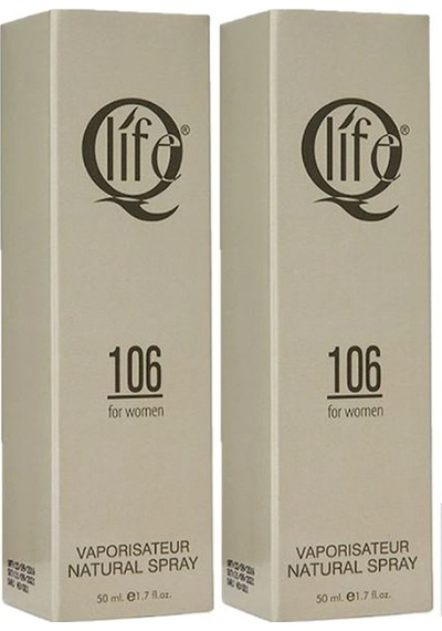 Q Life No:106 Kadın Parfüm EDC 2 x 50 ML