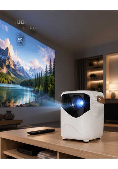 Taşınabilir 4k Multimedya Projeksiyon Cihazı Wifi Destekli