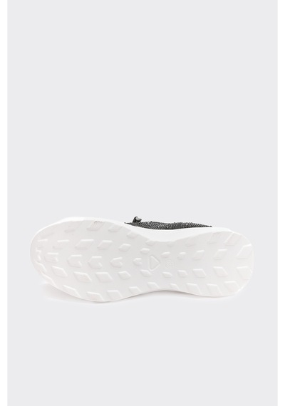 Derinet Comfort Taban Taşlı Kadın Sneaker Siyah Siyah