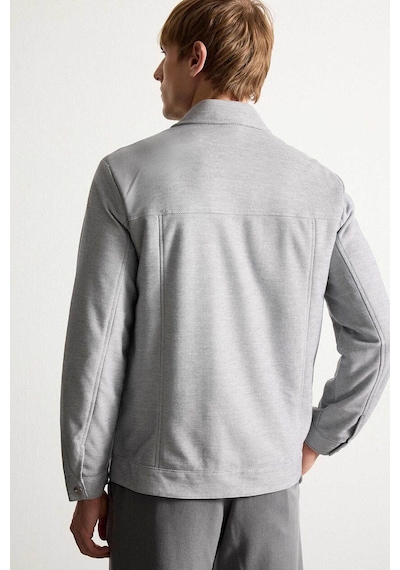 Defacto Slim Fit Astarlı Mevsimlik Gri Erkek Mont D7533ax/gr221