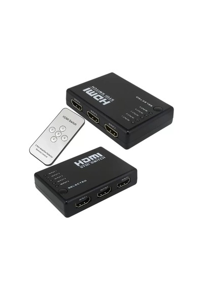 Hubrendy Sh Powermaster Pm-8342 5 Giriş 1 Çıkış Hdmı 2.0 4k 60hz Switcher Toplayıcı Kumandalı