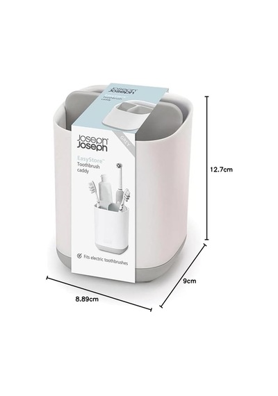 70509 Easy-store Diş Fırçalık, Beyaz/gri Çok Renkli