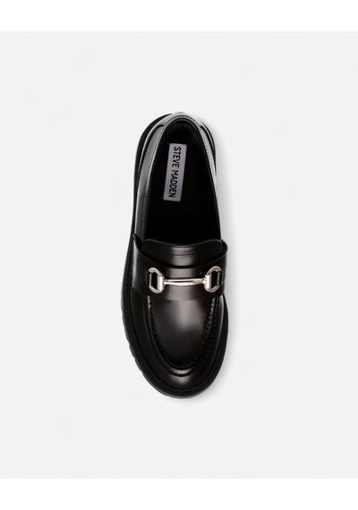 Steve Madden Lando-cn Black Leat Kadın Siyah Loafer Lando-cn