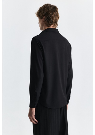 Antioch Comfort Slim Fit Gömlek Siyah