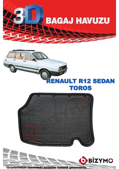 Renault R12 Sedan Toros 3D Bagaj Havuzu Bizymo Renault R12 Sedan Toros 3D Bagaj Havuzu Bizymo