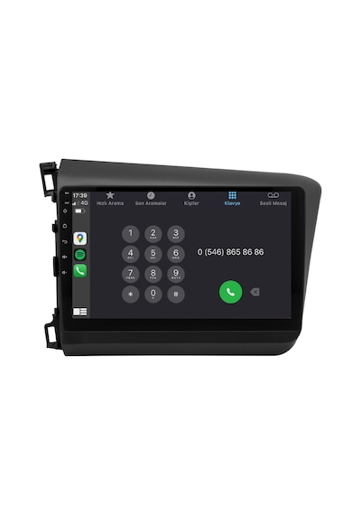 Honda Civic Fb7 Android Multimedya Sistemi 2012-2016 Crv-4147xr