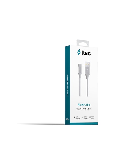 Alumicable Usb-a -usb-c Şarj Kablosu Gümüş 2dk18g