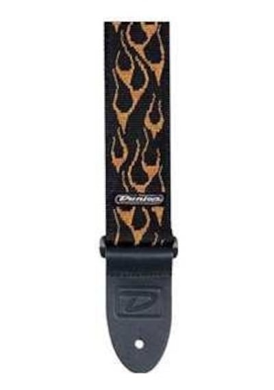 Jim Dunlop Flambe Orange - Yellow Gitar Askısı