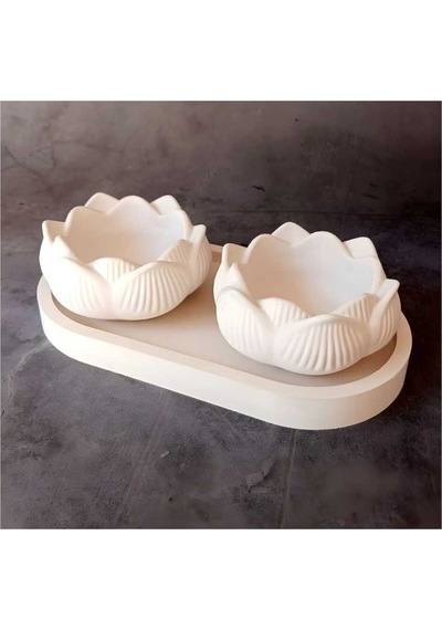 Bernami Mum Pinterest Lotus Çiçeği Mumluk Organizer Dekoratif Obje Takı Kutusu Diğer