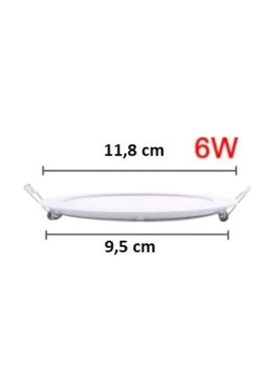 Ct 5145 G 6 W Led Spot Armatür Günışığı Alüminyum Kasa Siyah
