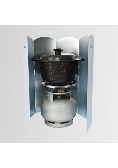 Nurgaz Ng-199-B Metal Büyük Rüzgarlık Rüzgar Aparatı Paravanı
