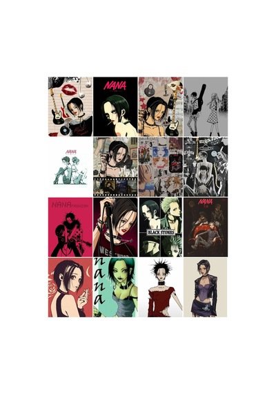 Nana-black Stones Çoklu 16'lı Sticker Seti Diğer