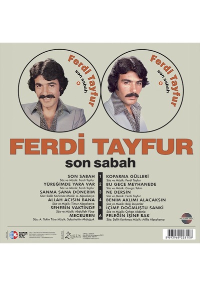 Ferdi Tayfur - Son Sabah Picture Plak