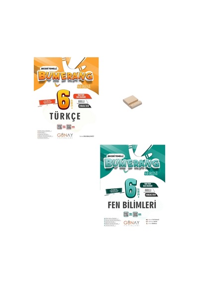 6. Sınıf Bumerang Türkçe Ve Fen Etkinlikli Soru Bankası + Telefon Standı