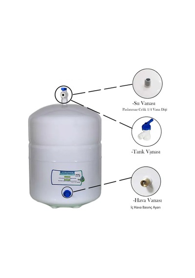 Su Arıtma Cihazı Tankı 2.2 Galon 8lt
