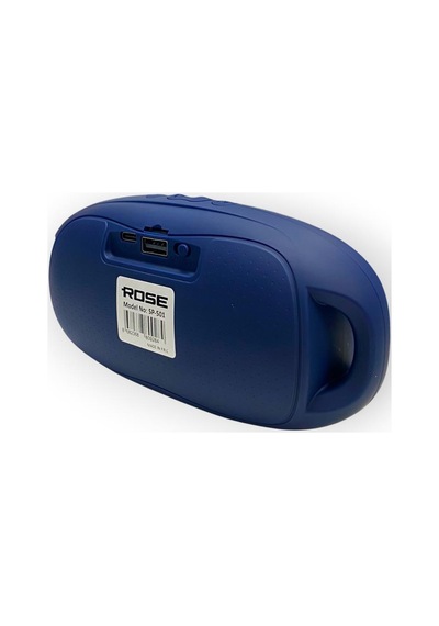 Rose Sp-501 Taşınabilir Şarjlı Bluetooth Hoparlör - Lacivert