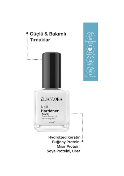 Eliamora Tırnak Keratin İçerikli 10 ML