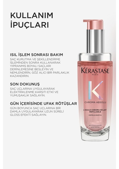 Kerastase Absolu L'huile Chroma Eclat Boyalı Saçlar için Bakım Yağı 75 ML
