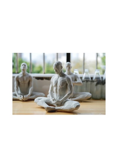 Yoga/meditasyon Yapan İskandinav Tarzı Biblo Heykel Figür Dekor Dekorasyon Hediyelik Denge Ve Huzur 2