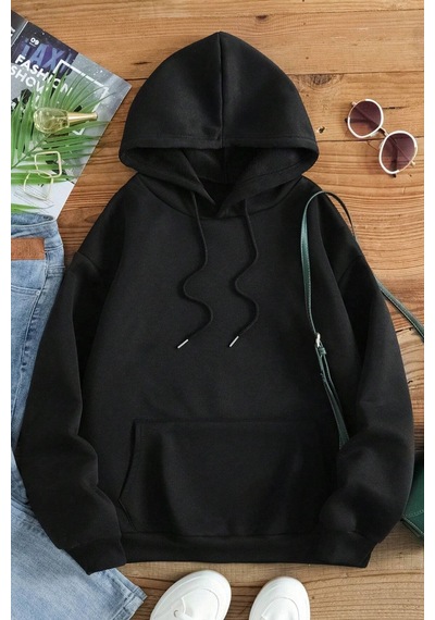 Uyguntarz Unisex Face To The Sun Baskılı Sweatshirt siyah