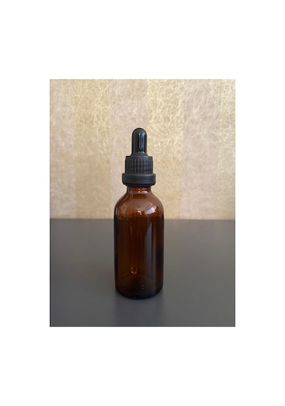50 Ml Amber Şişe Cam Damlalıklı 10 Adet Kahverengi