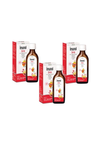 Imunol Şurup Ballı Çilek Aromalı 3 Adet