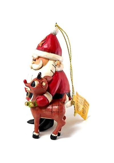 Rudolph Traditions Von Jim Shore Santa Und Rudolph 50. Ann Ornament 4,25 İn