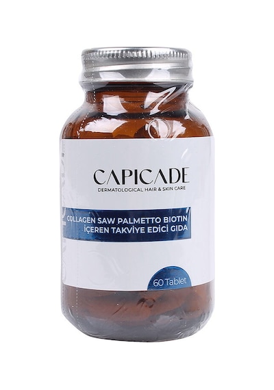 Capicade Collagen Saw Palmetto Biotin İçeren Takviye Edici Gıda 60 Tablet