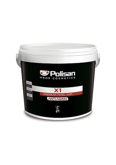 Polisan X1 Amerikan Panel Kapı Boyası 2.5 L Siyah