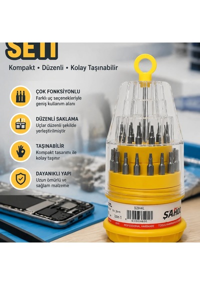 Çok Fonksiyonlu Hassas Tornavida Seti Telefon Tablet Ve Bilgisayar Tamiri İçin
