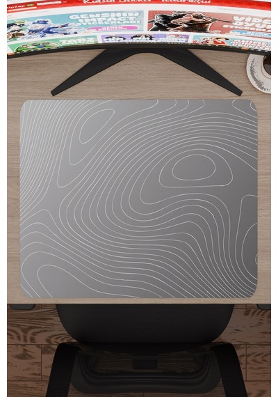 Topography Kaymaz Dikişli Kauçuk Oyuncu Mousepad V2 - 48x40 Xl Gaming Mouse Pad Fare Altlığı