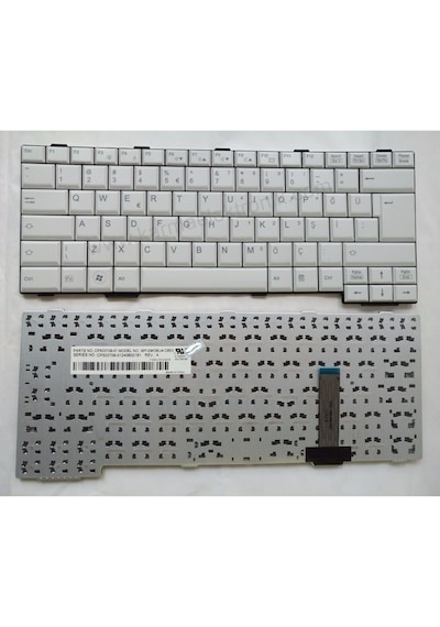 Fujitsu Uyumlu Lifebook E751 S751 S781 S761 T901 Klavye Beyaz Tr - 550327068
