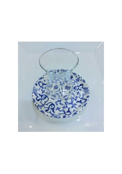 Zuri Design Düz 12cm Porselen Tabaklı 6 Kişilik Çay Seti Diğer