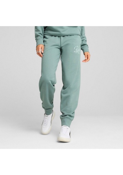 Puma Kadın Scrıpt Comfort Sweatpants Eşofman Alt 68498530 Yeşil