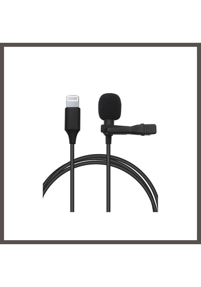 Bezos Lightning 2 Metre Double Mikrofon - Siyah Nxrlvng