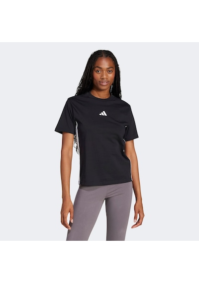 Adidas Essentials 3 Stripes Cotton Kadın Siyah T-shirt Jd0846 SIYAH