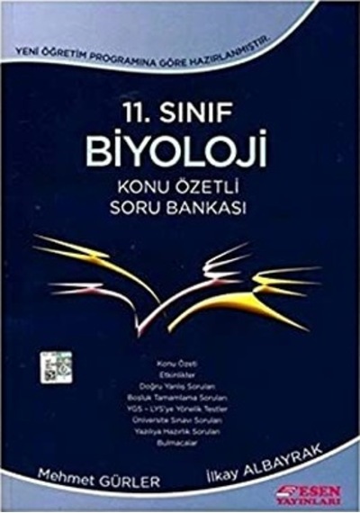 Esen Yayınları 11 Sınıf Biyoloji Konu Özetli Soru Bankası