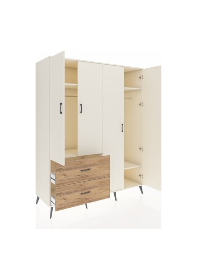 Kronos Gardrop 4 Raflı 2 Çekmeceli 2 Askılı 176x59x221 Aytaşı-aytaşı/çam Aytaşı/çam Kronos Gardrop 4 Raflı 2 Çekmeceli 2 Askılı 176x59x221 Aytaşı-aytaşı/çam Aytaşı/çam